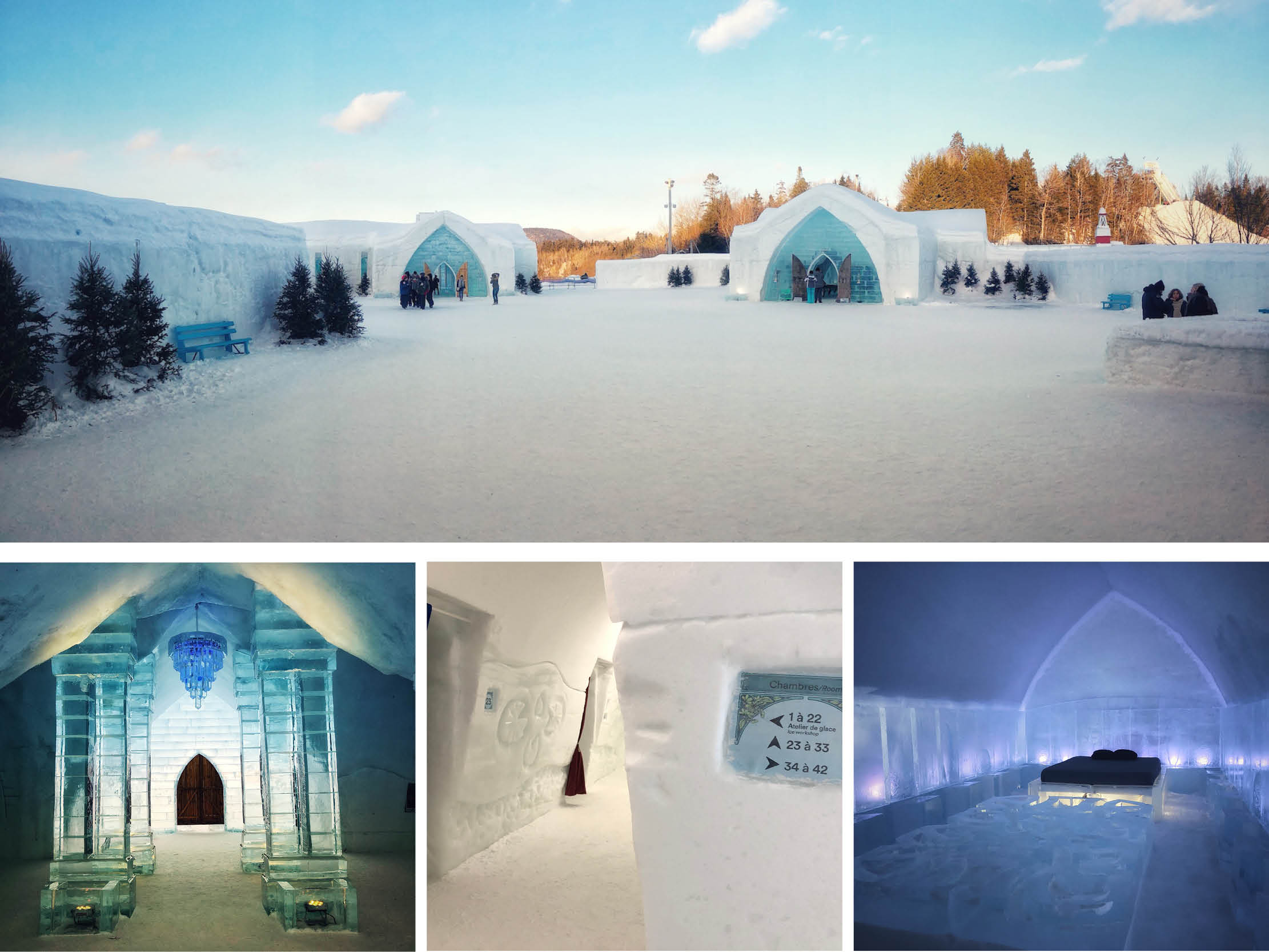 l'hotel de glace, Québec, canada