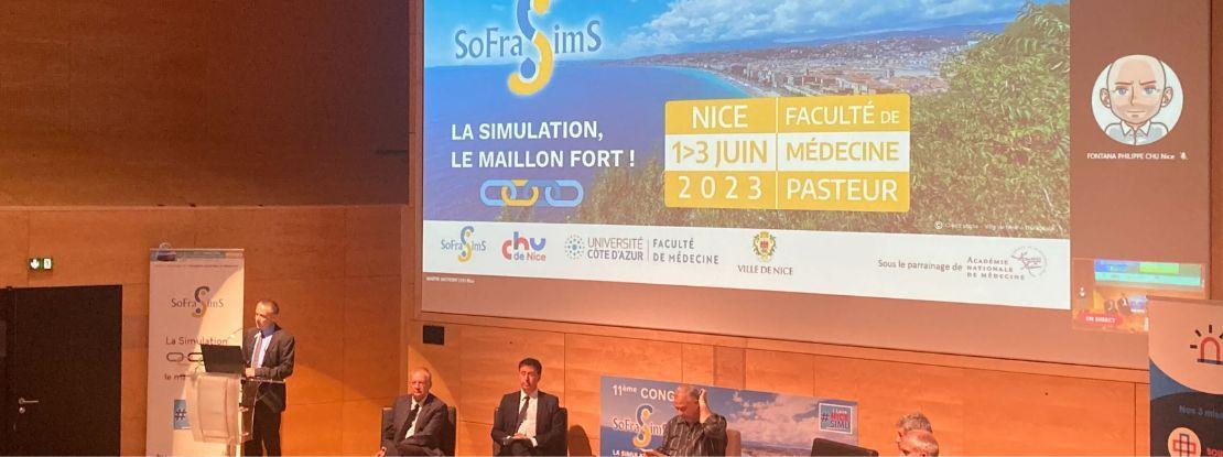 « En direct du congrès de la Sofrasims à Nice : « Tous les amphis sont pleins car la simulation médicale passionne »