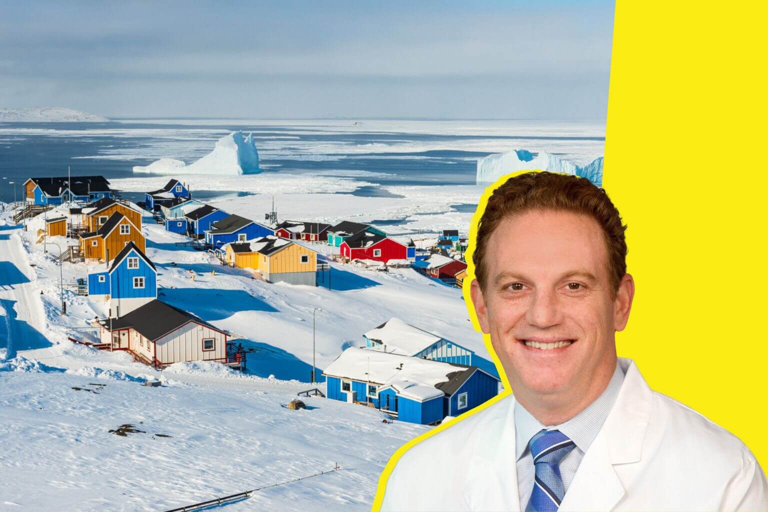 Dr Joseph Griffin, le médecin américain, venu évaluer la santé du Groenland et accusé d’ingérence