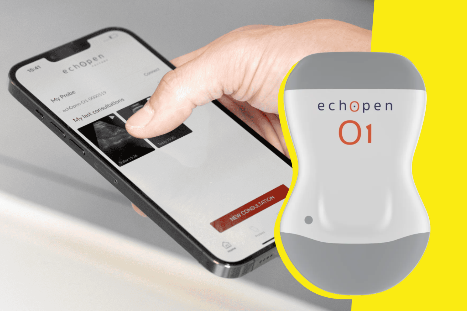 Dr Mehdi Benchoufi a développé un échographe portable, accessible à toutes les spécialités et peu coûteux : « Nous avons conçu l’outil comme le stéthoscope du XXIe siècle »