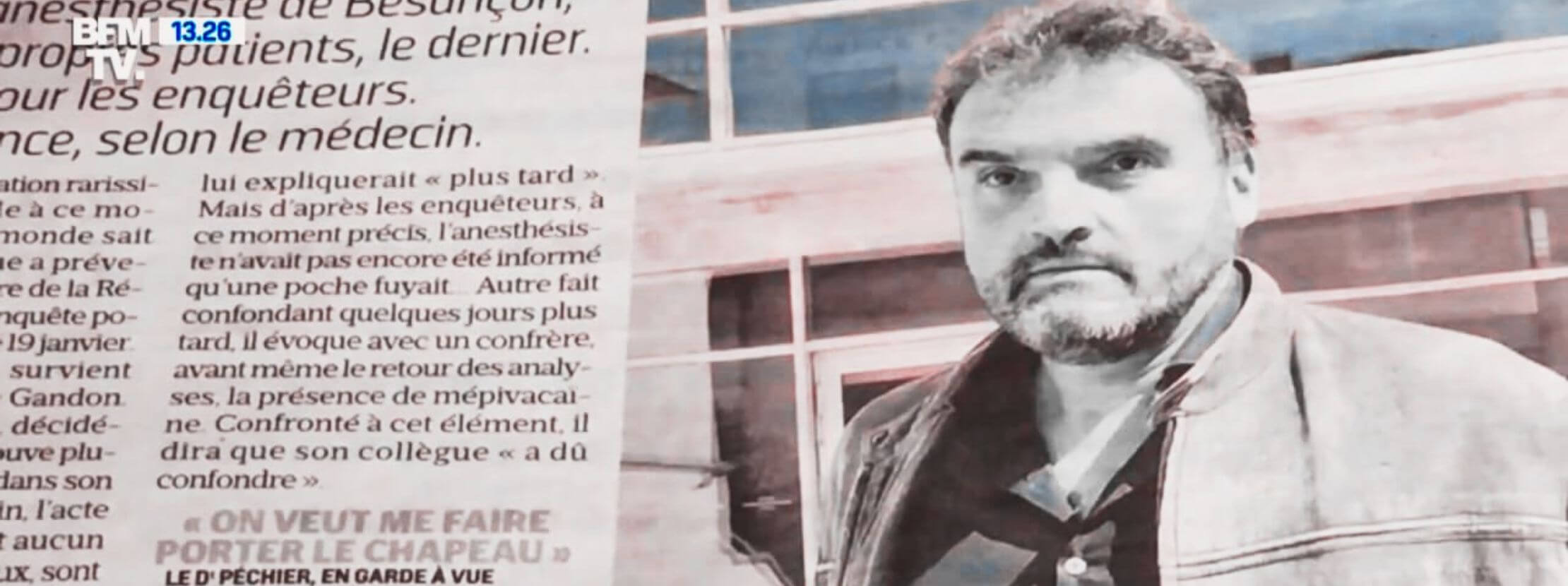 Frédéric Péchier, l’anesthésiste présumé empoisonneur est actuellement entendu par un juge