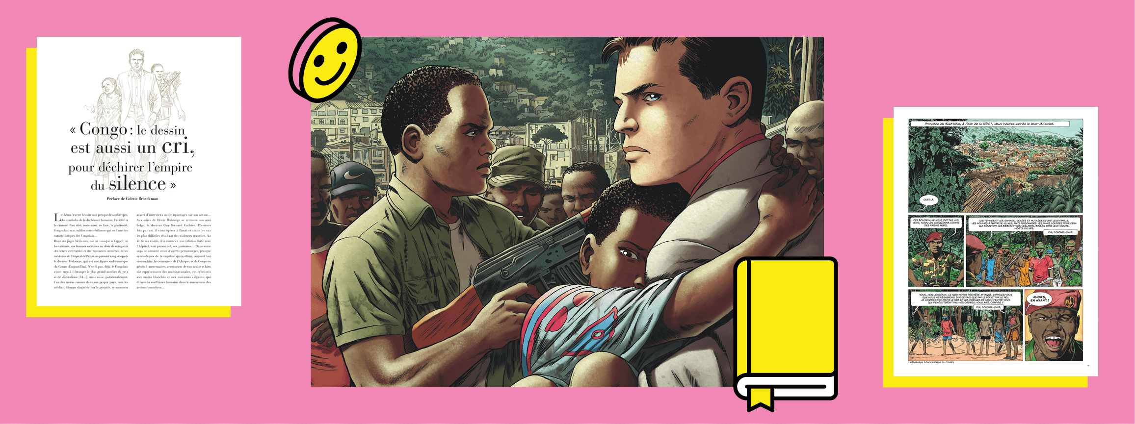 Kivu : quand le Dr Mukwege devient héros de BD
