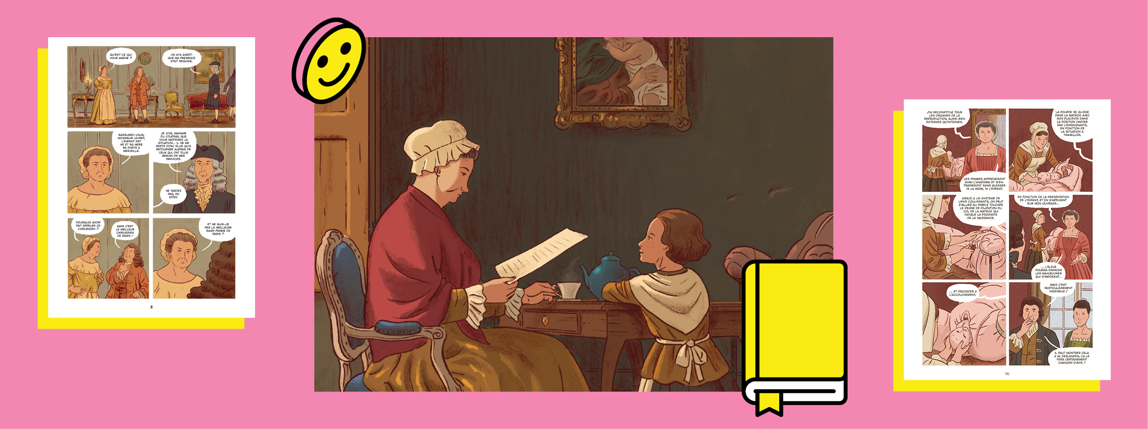 La sage-femme du roi : la BD fait des bébés