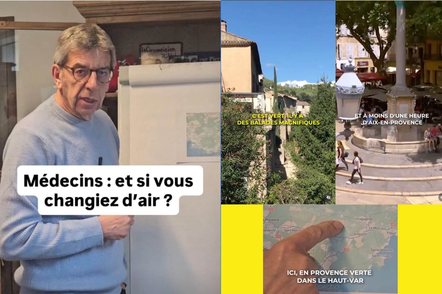 Michel Cymes mobilise sa communauté pour attirer des médecins dans le Var, « un petit coin de paradis pour s’installer… »