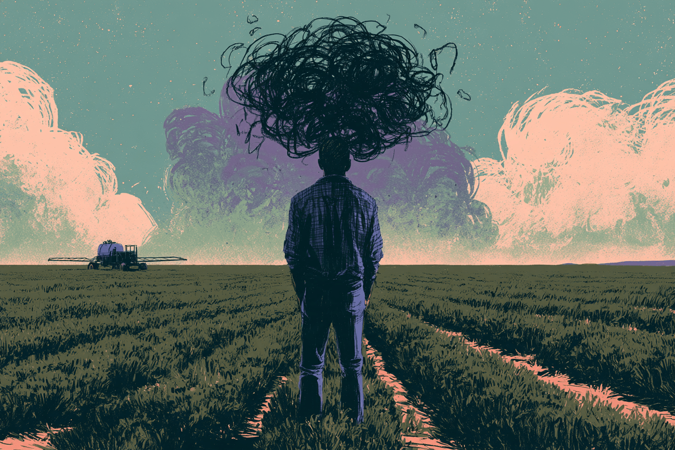 Plus de pesticides, plus de tentatives de suicide ? Une étude relève un « signal clair »
