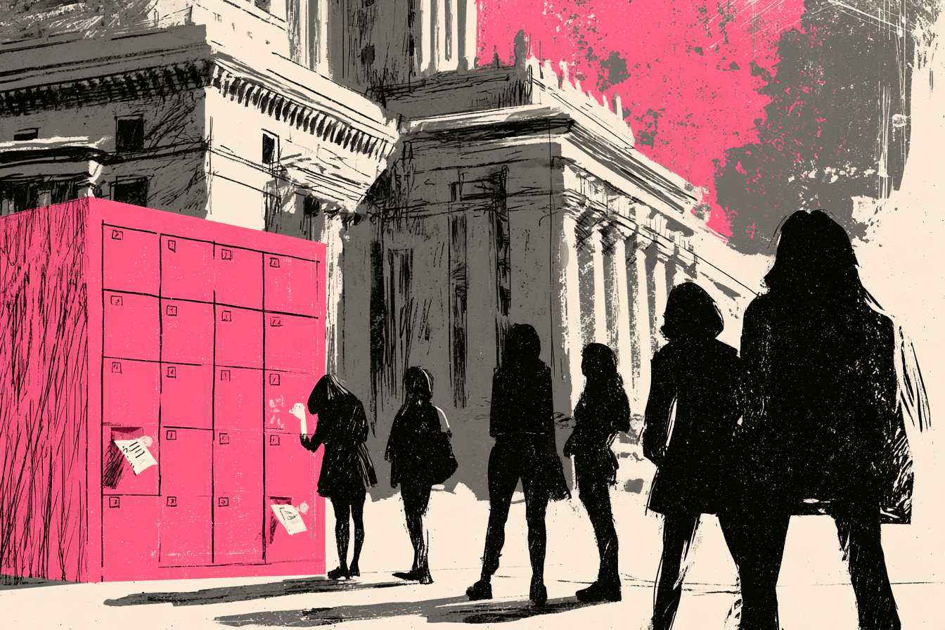 En Pologne, des militantes installent un distributeur de pilules abortives face au Parlement