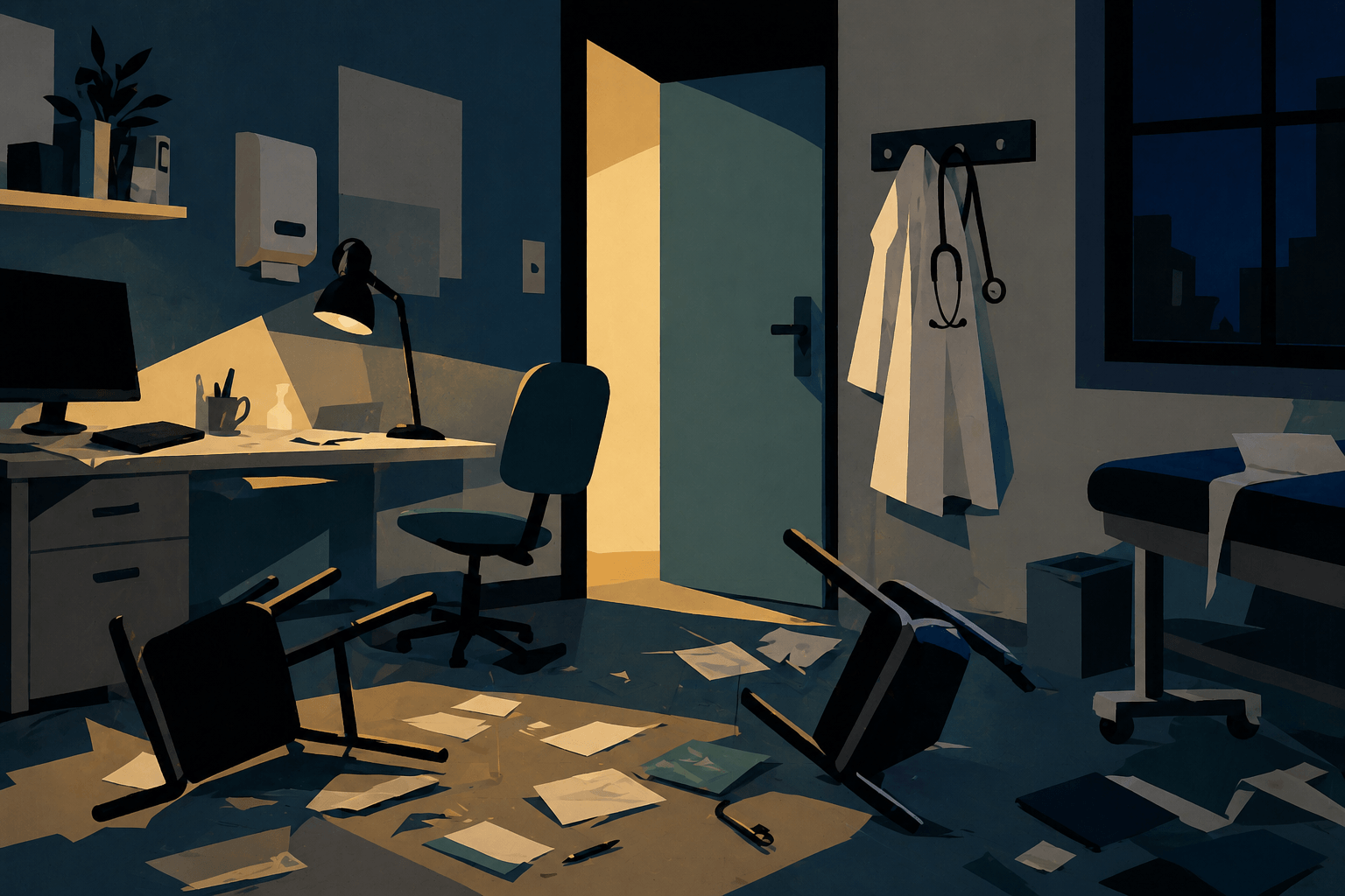 Agression : une médecin projetée contre un mur, lors d’une garde, dans sa maison de santé