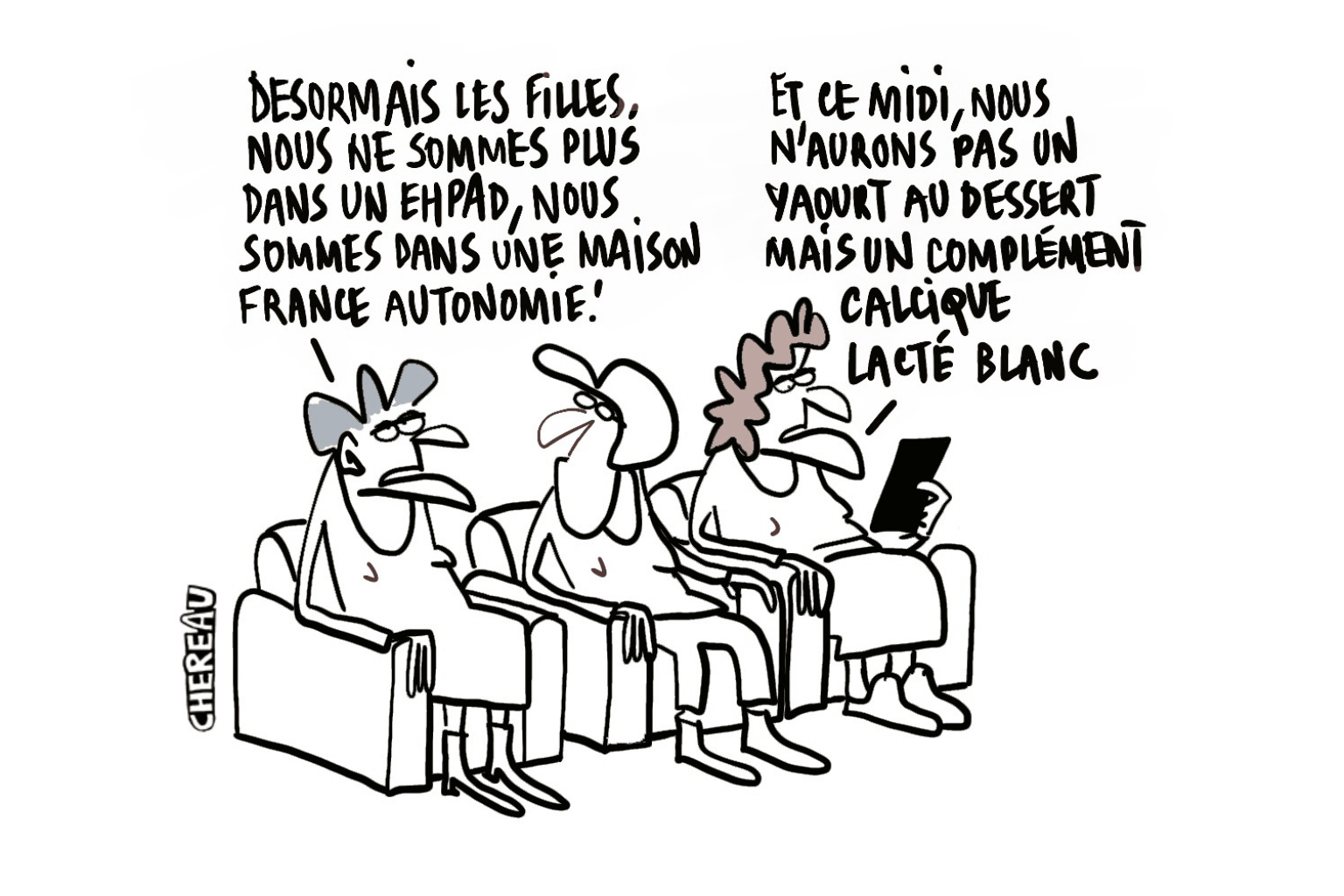 Le dessin du grand relooking