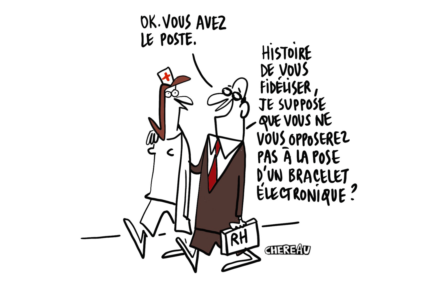 Le dessin du contrat à durée implorée