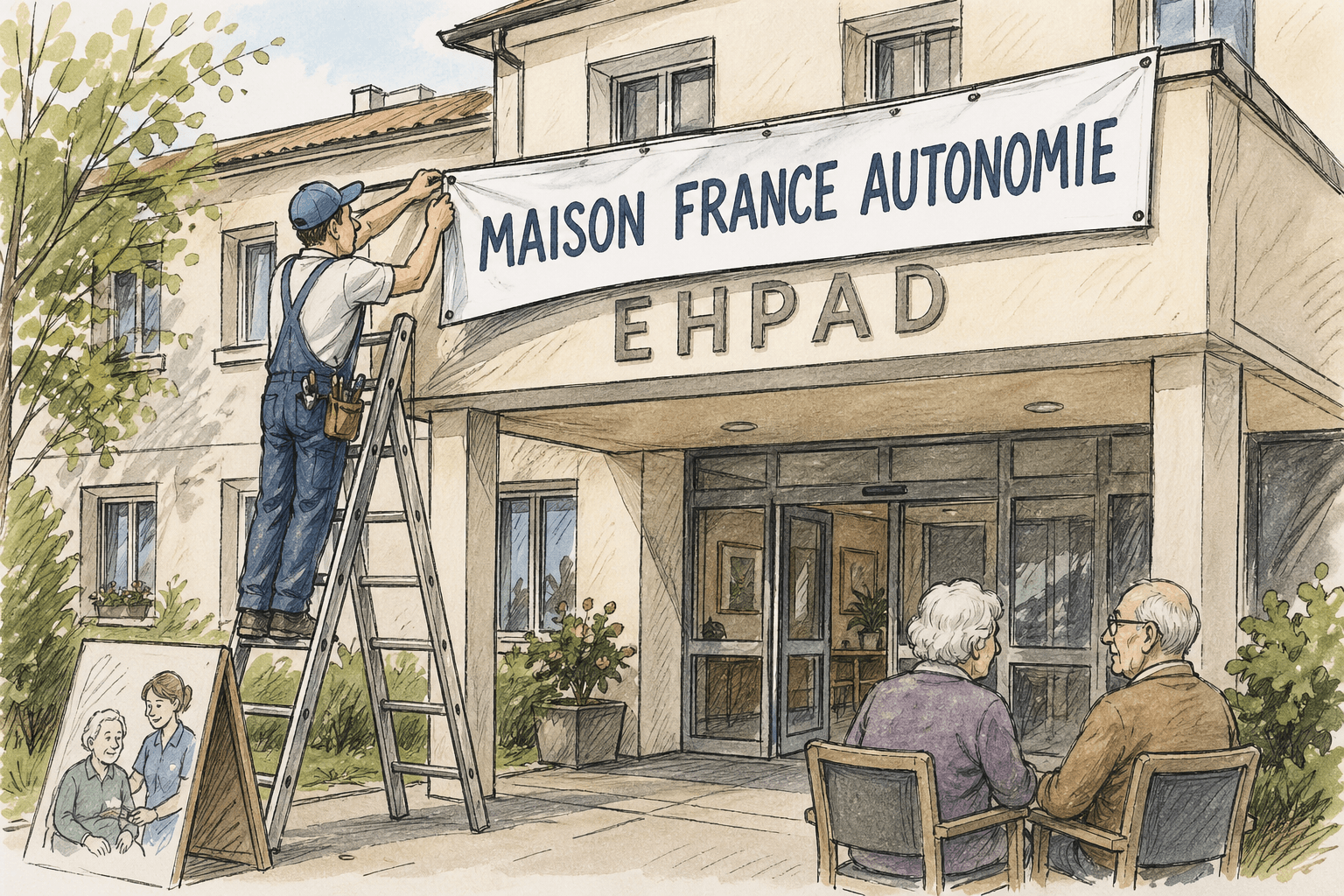Ne les appelez plus Ehpad, ce sont désormais des Maisons France Autonomie !