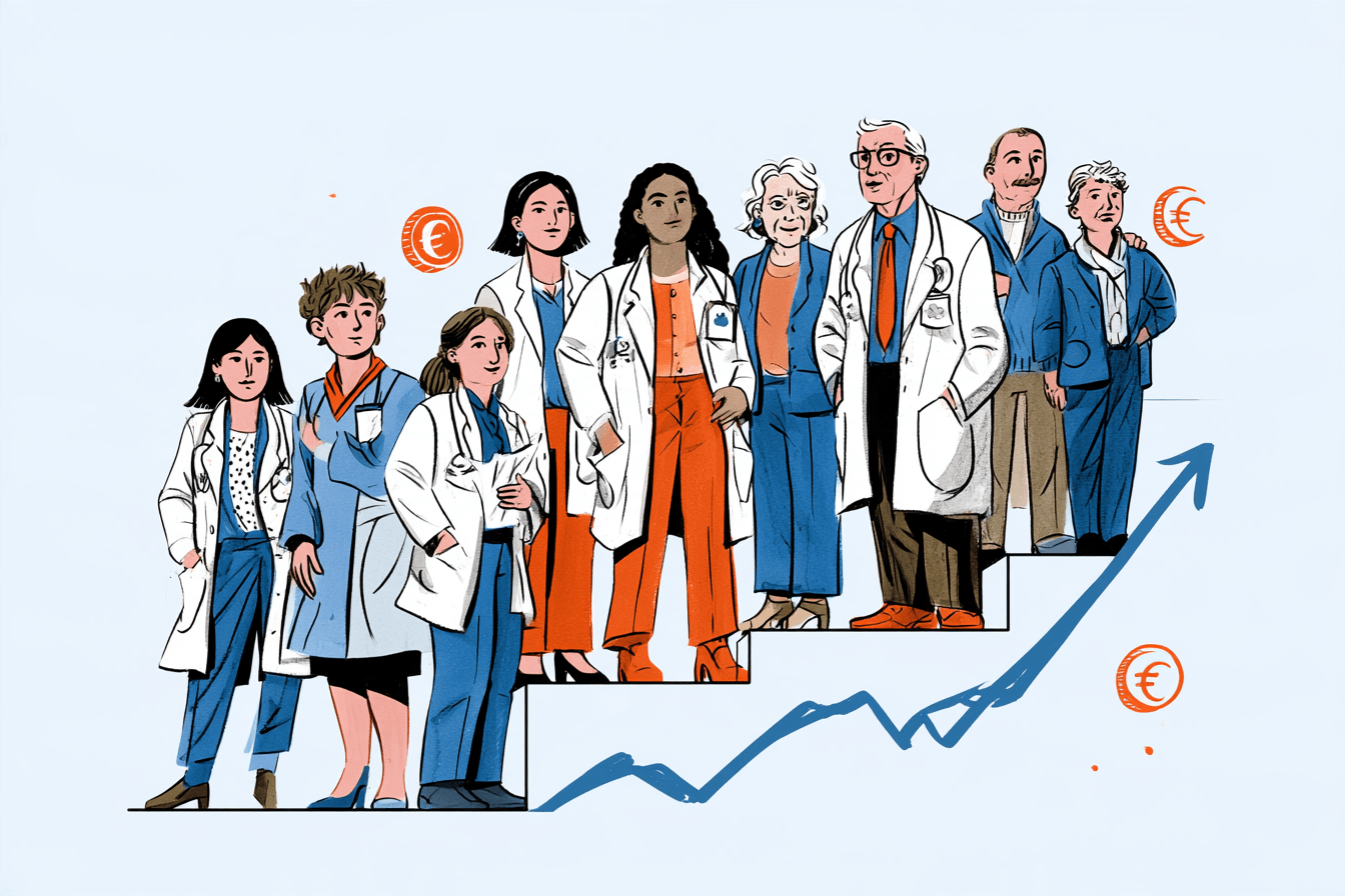 Féminisation, renouvellement générationnel... Le revenu des médecins libéraux progresse moins vite avec la transformation de la profession