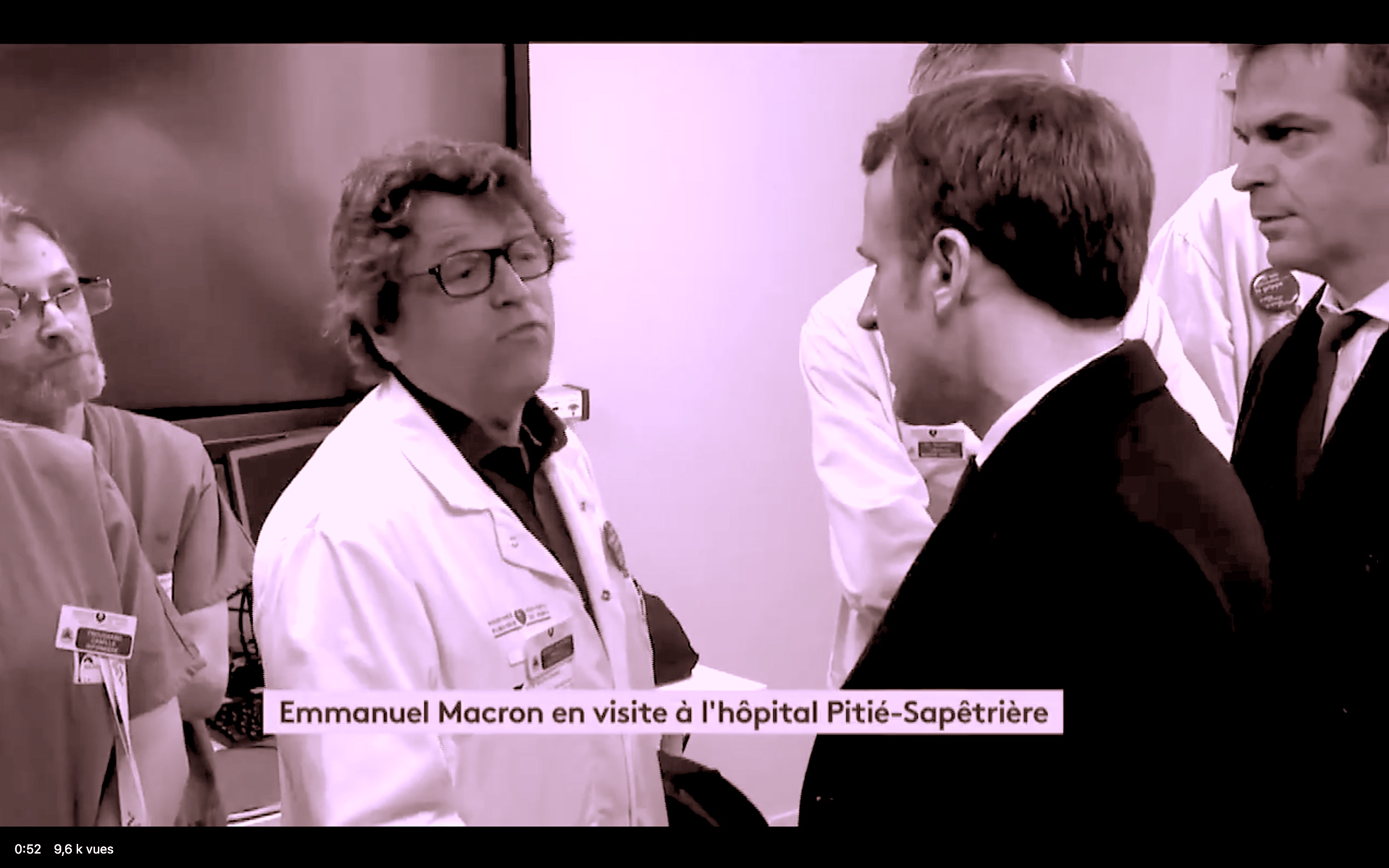 En visite surprise à la Pitié Salpêtrière, Macron interpellé avec vigueur par des médecins