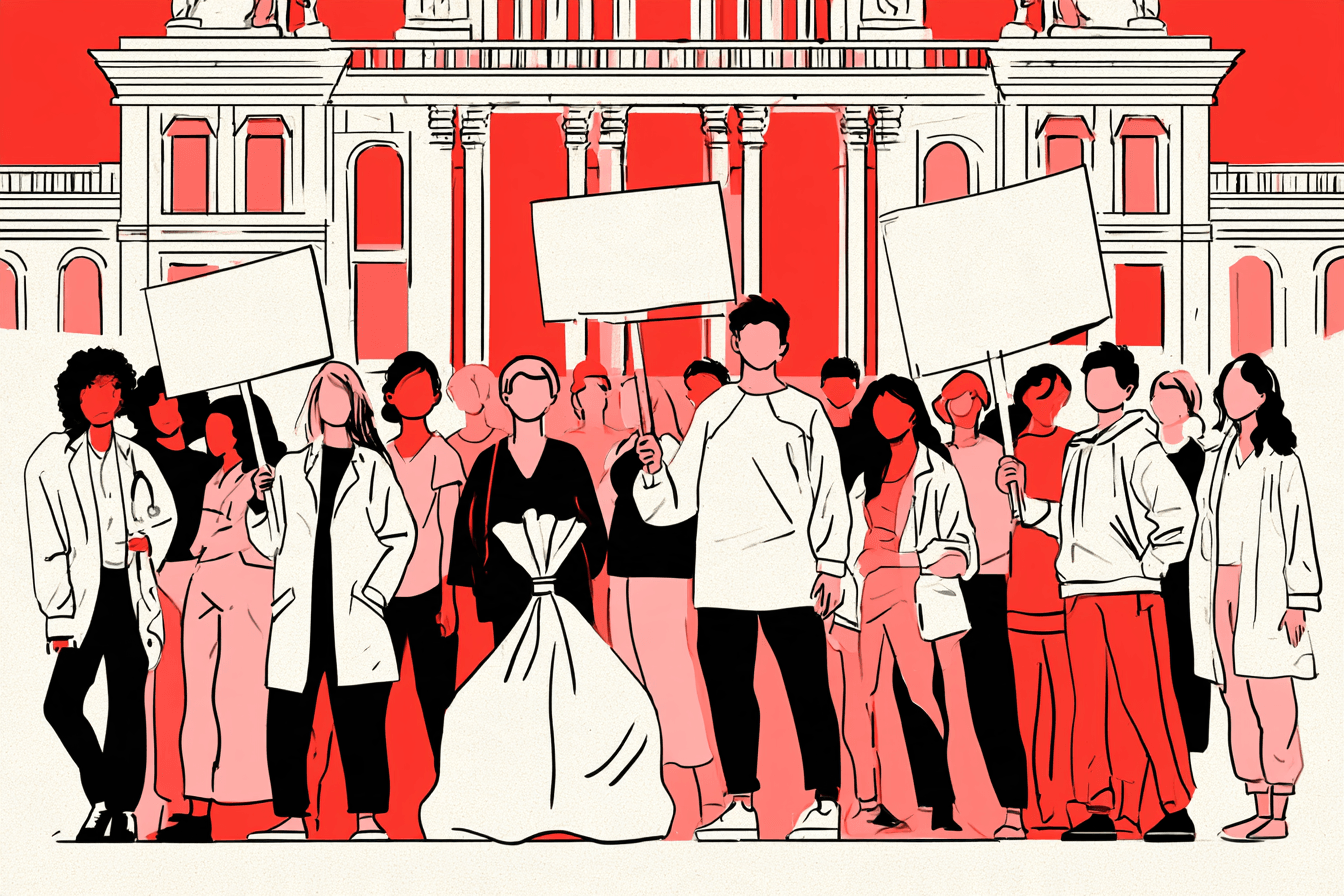 « On veut la thune qu'on nous a promise ! » : Les centres de santé participatifs Sec-Pa manifestent pour leur survie