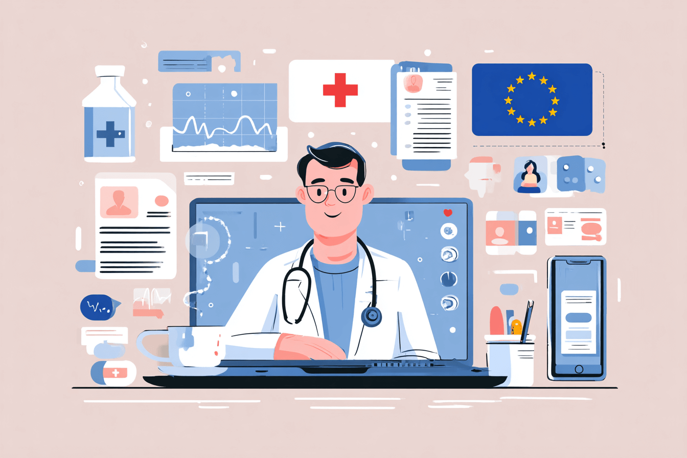 Voici les chiffres de la téléconsultation en Europe : de grandes différences entre les pays