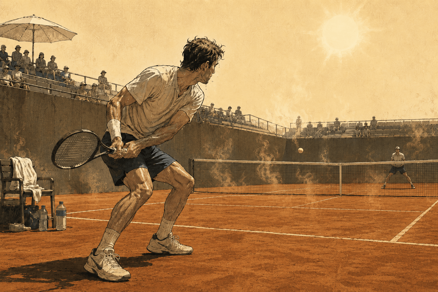 Pourquoi jouer au tennis à Roland‑Garros ou en amateur sous 35 °C est un défi physiologique