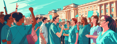 Nouvelle grève des jeunes médecins en Angleterre prévue dans les derniers jours de la campagne