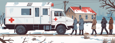 Dans l'est de l'Ukraine, des gynécologues itinérants pour les villages « oubliés »