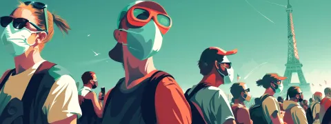 Le Covid sur une pente ascendante en France, avant les vacances et les JO