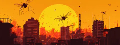 Près d'un cinquième des cas de dengue imputables au changement climatique, selon une étude