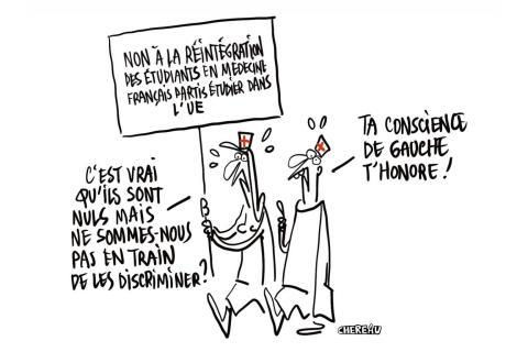 Le dessin du... retour des médecins recalés qui coince