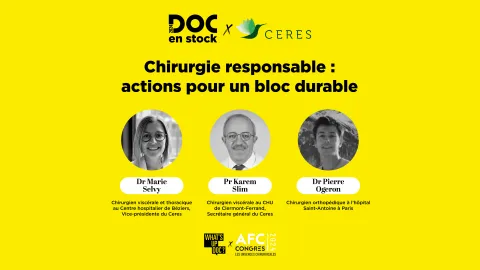 [DOC EN STOCK] Le replay - Chirurgie responsable : Actions pour un bloc durable