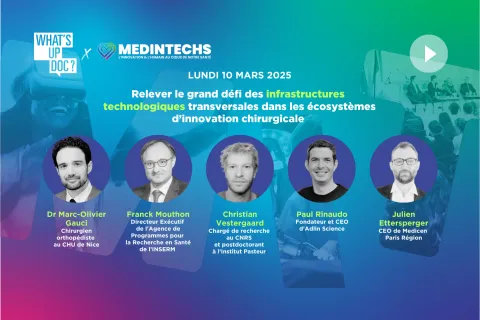 S2025 : ÉP 1 - Relever le grand défi des infrastructures technologiques transversales dans les écosystèmes d’innovation chirurgicale