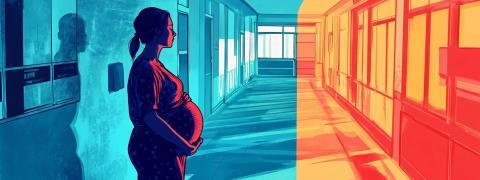 Une jeune maman en pleine forme, ressort de la maternité handicapée à 98%
