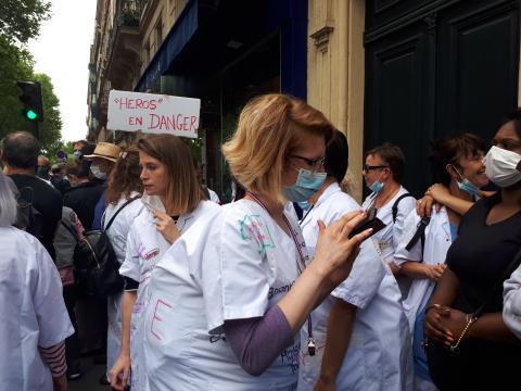 Reportage dans la manif' du 16 juin : “Nous ne sommes plus des héros, on nous a oubliés”