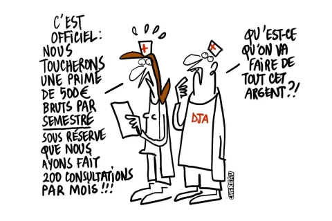Le dessin du futur généraliste à prix cassé 