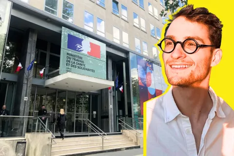  « J’ai découvert l’autre côté du soin, j’ai troqué la blouse pour le costume », Baptiste Thibault, interne, raconte son stage au ministère de la Santé