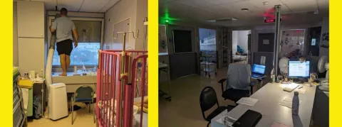 Un père de famille dépense 400€ pour acheter une clim à son fils hospitalisé au CHU de Bordeaux