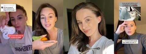 Carla Valette, la future généraliste star de TikTok, avec presque 3 millions d’abonnés