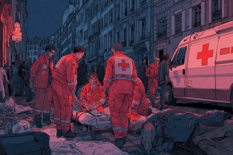 Dix ans après le 13-Novembre, la Croix-Rouge se souvient : « On a dû improviser, on s’est servi d’un marqueur pour écrire sur les gens le degré de blessure »