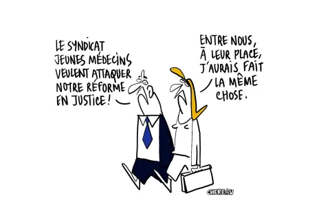 Le dessin du terrain de stage au tribunal