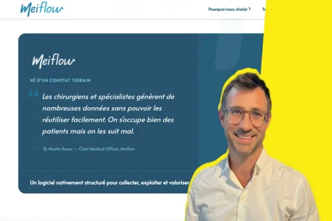 Dr Martin Rouer : chirurgien et développeur, il crée Meiflow pour simplifier la gestion des cabinets