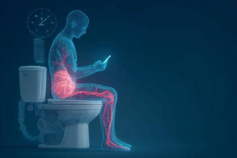 Votre smartphone aux toilettes pourrait peser lourd… sur vos hémorroïdes