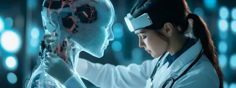 Selon une étude, 89,5% des étudiants en santé utilisent l’IA dans leur pratique et la moitié d’entre eux souhaiteraient y être formé