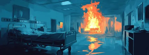 Une patiente meurt dans l’incendie du service psychiatrie de l’hôpital de Niort