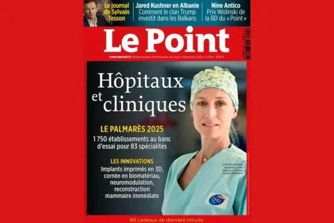 Voici le classement 2025 des hôpitaux et cliniques du Point