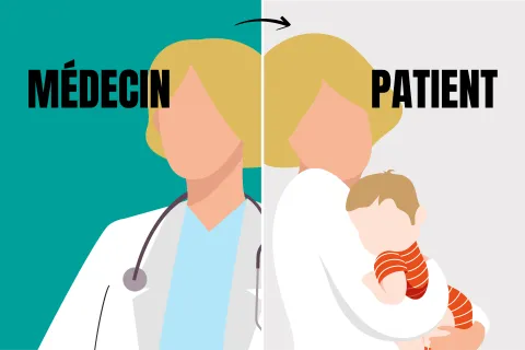 De médecin à (parent de) patient…   Estelle, pédopsychiatre : « Je n’arrivais plus à être empathique, c’était trop compliqué d’être parent d’enfant malade, tout en s’occupant de parents d’enfants malades » 
