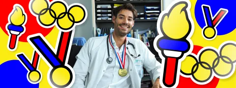 Médecine olympique : Julien Gadoud-Kieffer, l’interne qui rame contre le courant