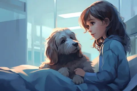 Et si, pour calmer un enfant aux urgences, il suffisait… d’un chien ?