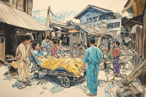 Après le séisme, la Birmanie fait face à une « grave pénurie » de fournitures médicales 