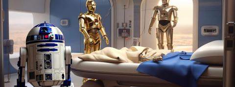 R2D2 et C-3PO à l’assaut de la MPR, sans pour autant piquer le boulot des soignants