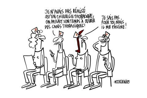 Le dessin du remords en salle de garde