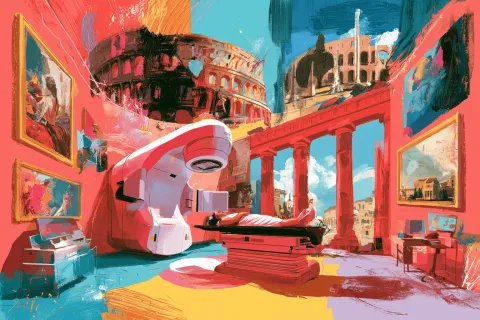 À Rome, cet hôpital mise sur l'art pour accompagner les patients atteints de cancer