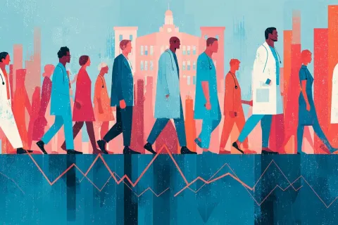 À l’hôpital, le salaire moyen des médecins recule à 6 926€ nets en moyenne