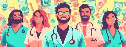 6 501€ net par mois pour les médecins, les salaires à l’hôpital ont baissé, si on prend en compte l’inflation