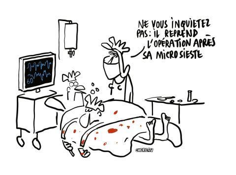 Le dessin du… ministre de la santé qui ne bâille pas aux corneilles