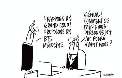 Le dessin du... plan des députés pour mettre les médecins plus rapidement sur le marché du travail